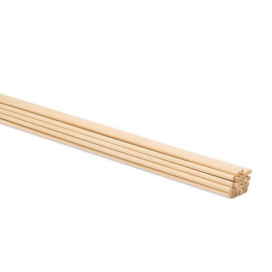 Woodpeckers; Wooden Dowel Rods 5/16 inch Thick, Multiple Lengths Available, Unfinished Sticks Crafts & DIY | Woodpeckers; Category:Wood & Dowels; Image:1